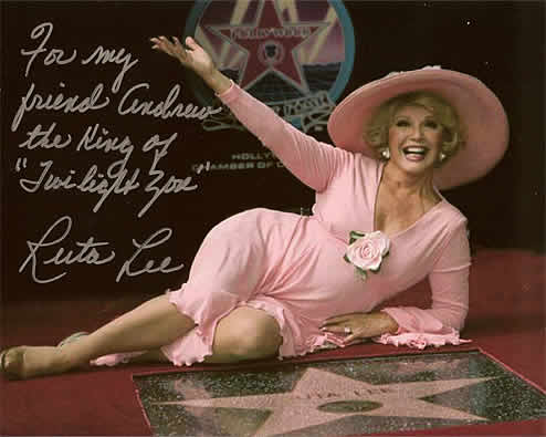 Ruta Lee autograph