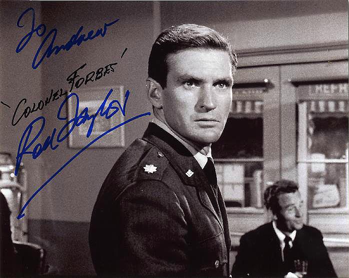 Rod Taylor autograph